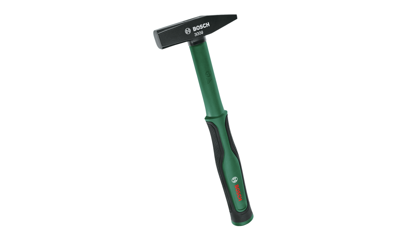 Engineer's Hammer 300g - High Carbon Steel Fibreglass Handle (10 Years Guarantee)