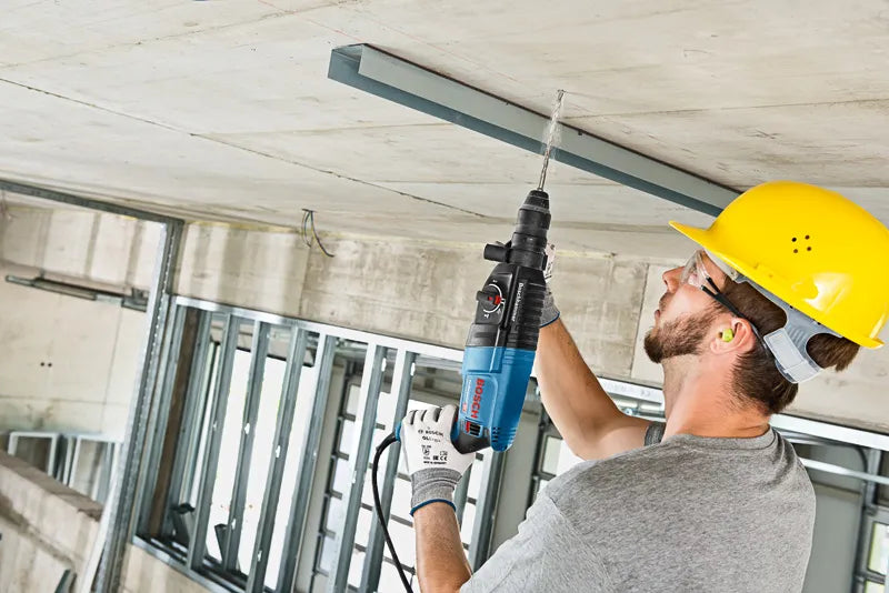 SDS Plus Rotary Hammer Bosch GBH 2-26 F 830 W 4-26 mm + Keyless Quick Release Chuck for metal/wood Drilling