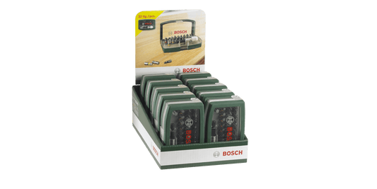 Bosch Screwdriver Bit Set 32 Pieces with Colour Coding