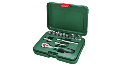 Bosch 1/4" Ratchet Set 14-Piece (10 Years Guarantee)