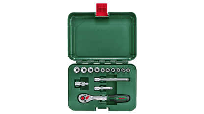 Bosch 1/4" Ratchet Set 14-Piece (10 Years Guarantee)