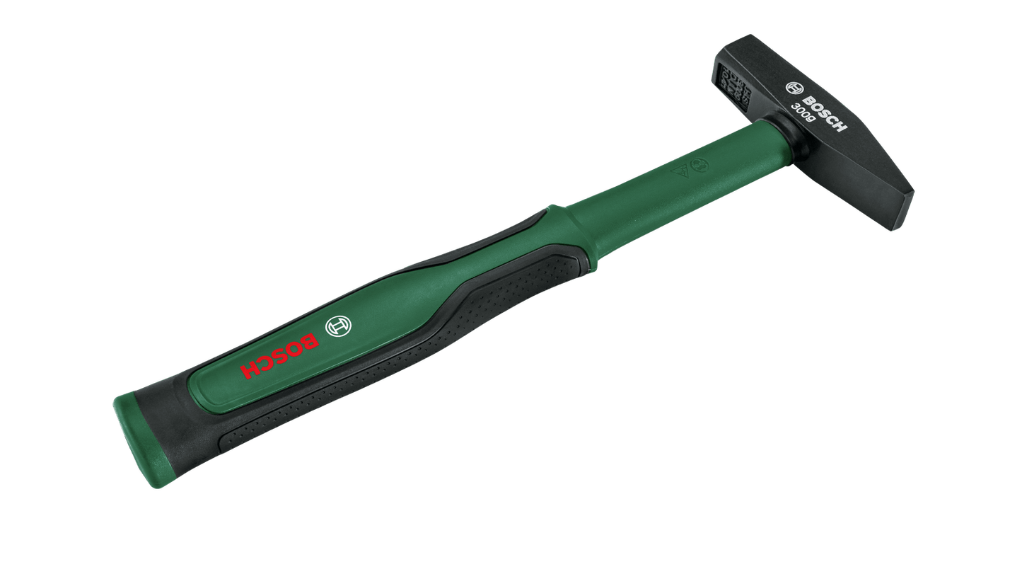 Engineer's Hammer 300g - High Carbon Steel Fibreglass Handle (10 Years Guarantee)