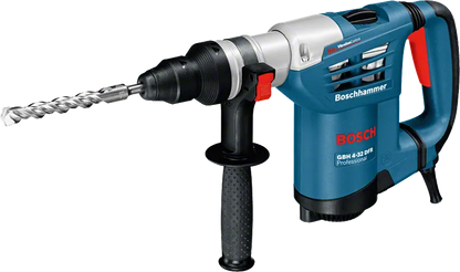 Bosch SDS Plus Rotary Hammer GBH 4-32 DFR, 4-32 mm 900 W + 13 mm wood/metal Keyless Quick Release Chuck