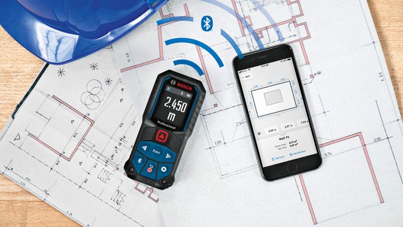 Bosch Laser Measure GLM 50-27 C, Range 0.05-50 m + 2 AA Batteries