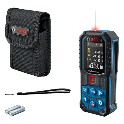 Bosch Laser Measure GLM 50-27 C, Range 0.05-50 m + 2 AA Batteries