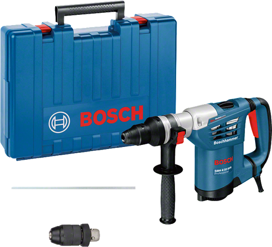 Bosch SDS Plus Rotary Hammer GBH 4-32 DFR, 4-32 mm 900 W + 13 mm wood/metal Keyless Quick Release Chuck