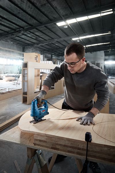 Bosch GST 680, 500 W Jigsaw + Anti-Splinter Guard