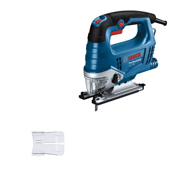 Bosch GST 750, 520 W Jigsaw + Anti-Splinter Guard