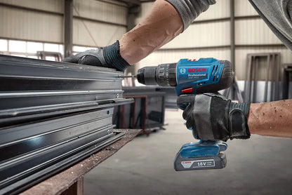 Bosch GSB 183 LI Cordless 13 mm Drill + 2 Batteries 18 V, 2A + 1 Charger