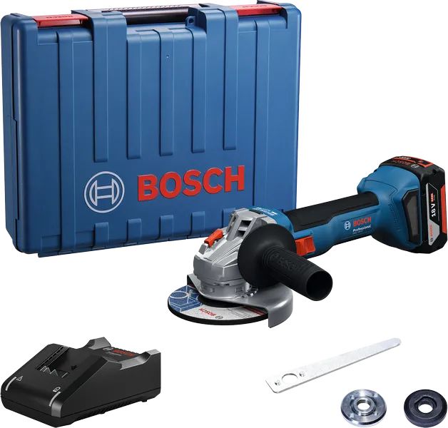 Bosch GWS 18V-8 Cordless 5 inch (125 mm) Angle Grinder +1 Battery 18V, 4A +1 Charger