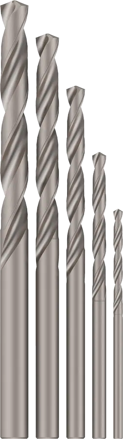 Bosch PRO Metal HSS-G Twist Drill Bit Set, 5 pcs