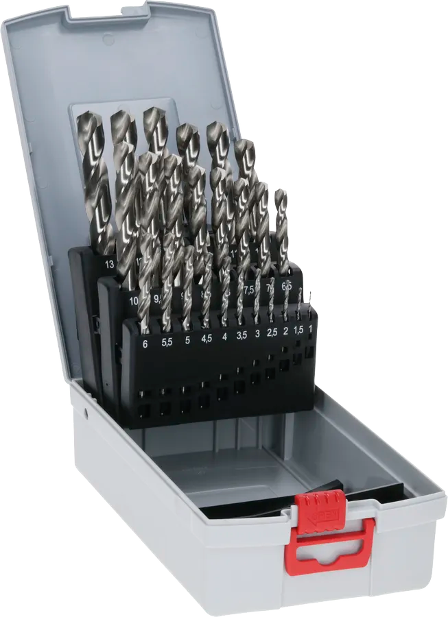 Bosch PRO Metal HSS-G Twist Drill Bit Set, 25 pcs