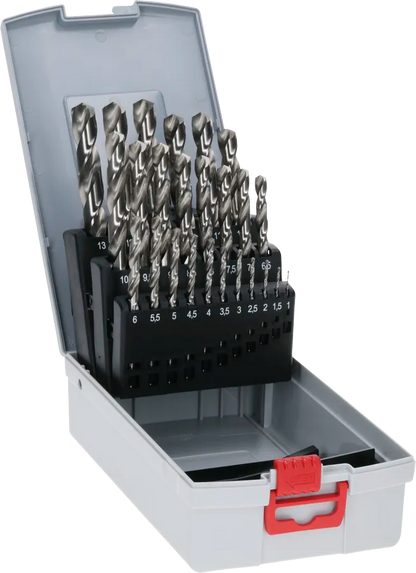 Bosch PRO Metal HSS-G Twist Drill Bit Set, 25 pcs