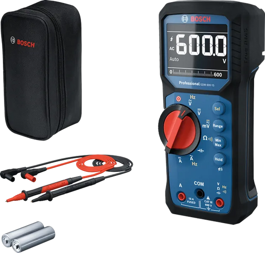 Bosch Multi-meter GDM 600-15 + 2AA Batteries +Pouch
