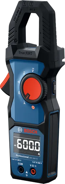 Bosch Clamp Meter GMC 600-15 + 2 AA Batteries + Pouch