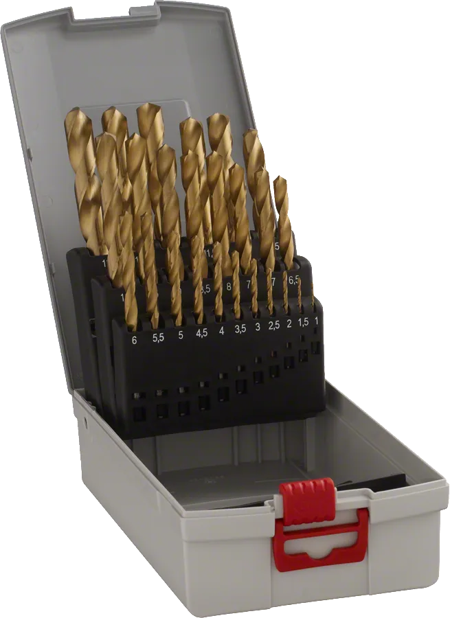 Bosch 19-piece ProBox metal drill bit set HSS-TiN (titanium coating) 1 - 10 mm