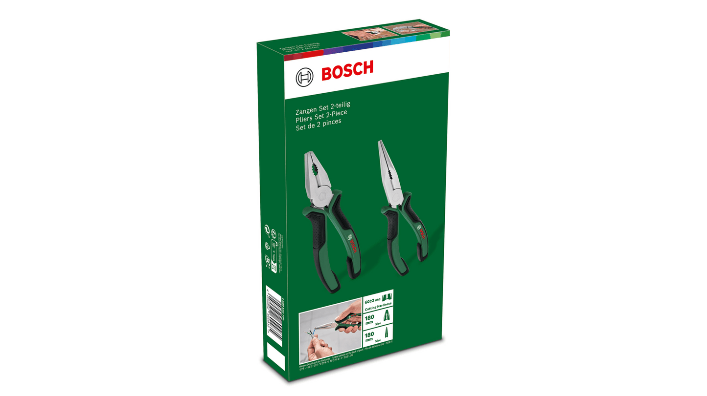 Bosch Pliers Set 2-Piece (10 Years Guarantee)