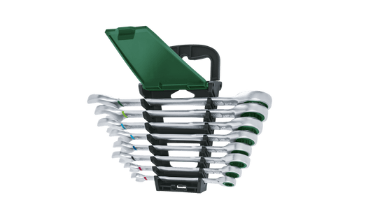 Ratchet Combination Wrench Set 8-Piece (10 Years Guarantee)
