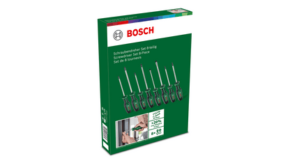 Bosch Screwdriver Set 8-Piece (10 Years Guarantee)