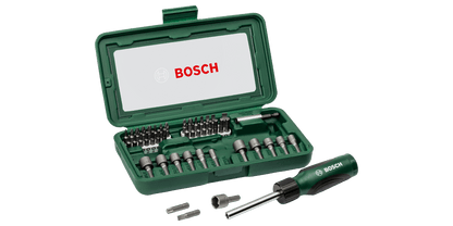 Bosch Screwdriver Bit Set 46 pieces (10 Years Guarantee)
