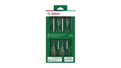 Bosch Screwdriver Set 6-Piece (10 Years Guarantee)