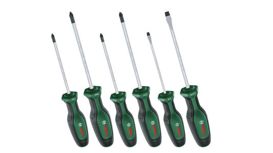 Bosch Screwdriver Set 6-Piece (10 Years Guarantee)