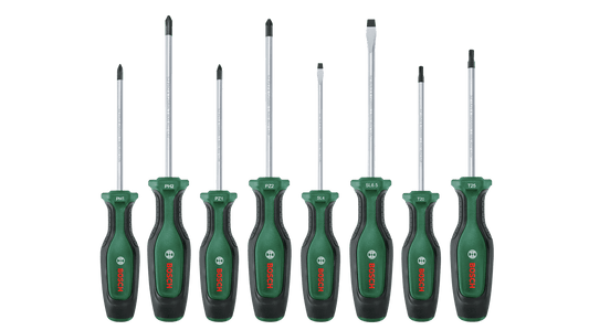 Bosch Screwdriver Set 8-Piece (10 Years Guarantee)