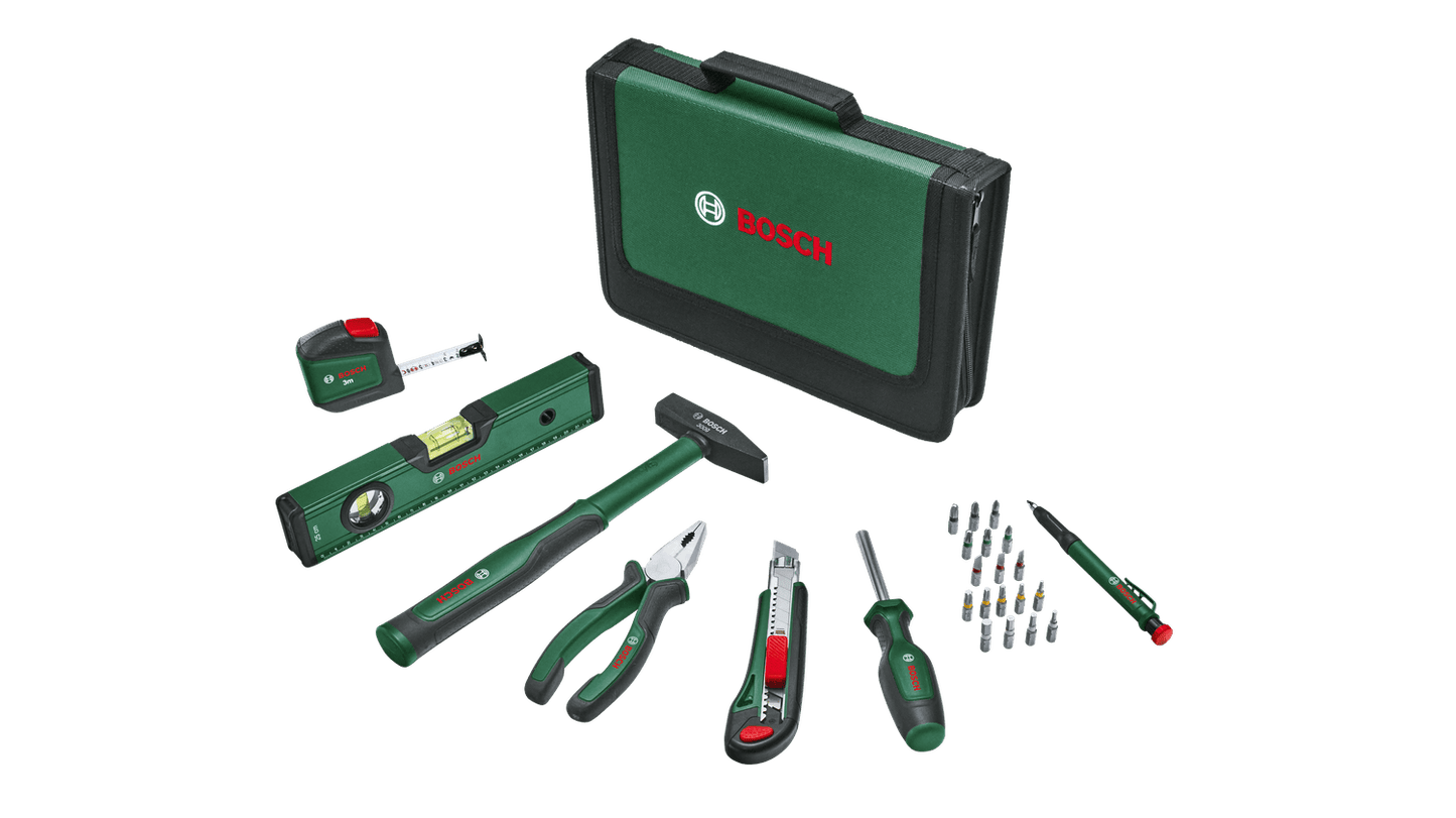 Bosch Universal Hand Tool Set 25-Piece (10 Years Guarantee)