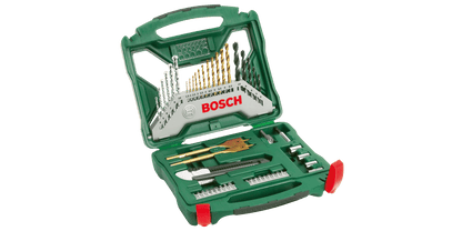 Bosch X-Line Drill- and Screwdriver Bit Set TiN-coated 50 pieces